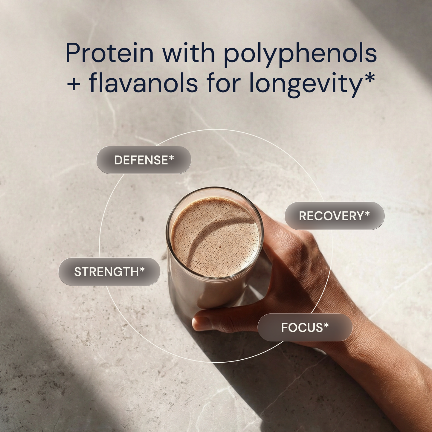 Longevity Protein - Chocolate RECOVERY • FOCUS • VITALITY